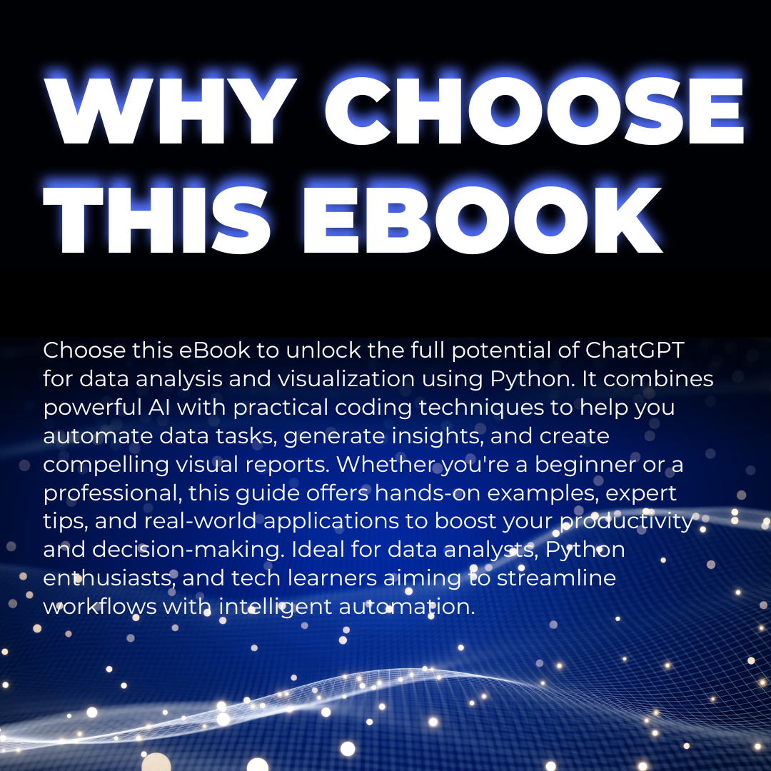 ChatGPT for Data Analysis & Visualization (with Python) Ebook