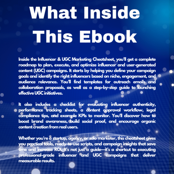 Influencer & UGC Marketing Cheat sheet + Checklist For Marketing - Image 3